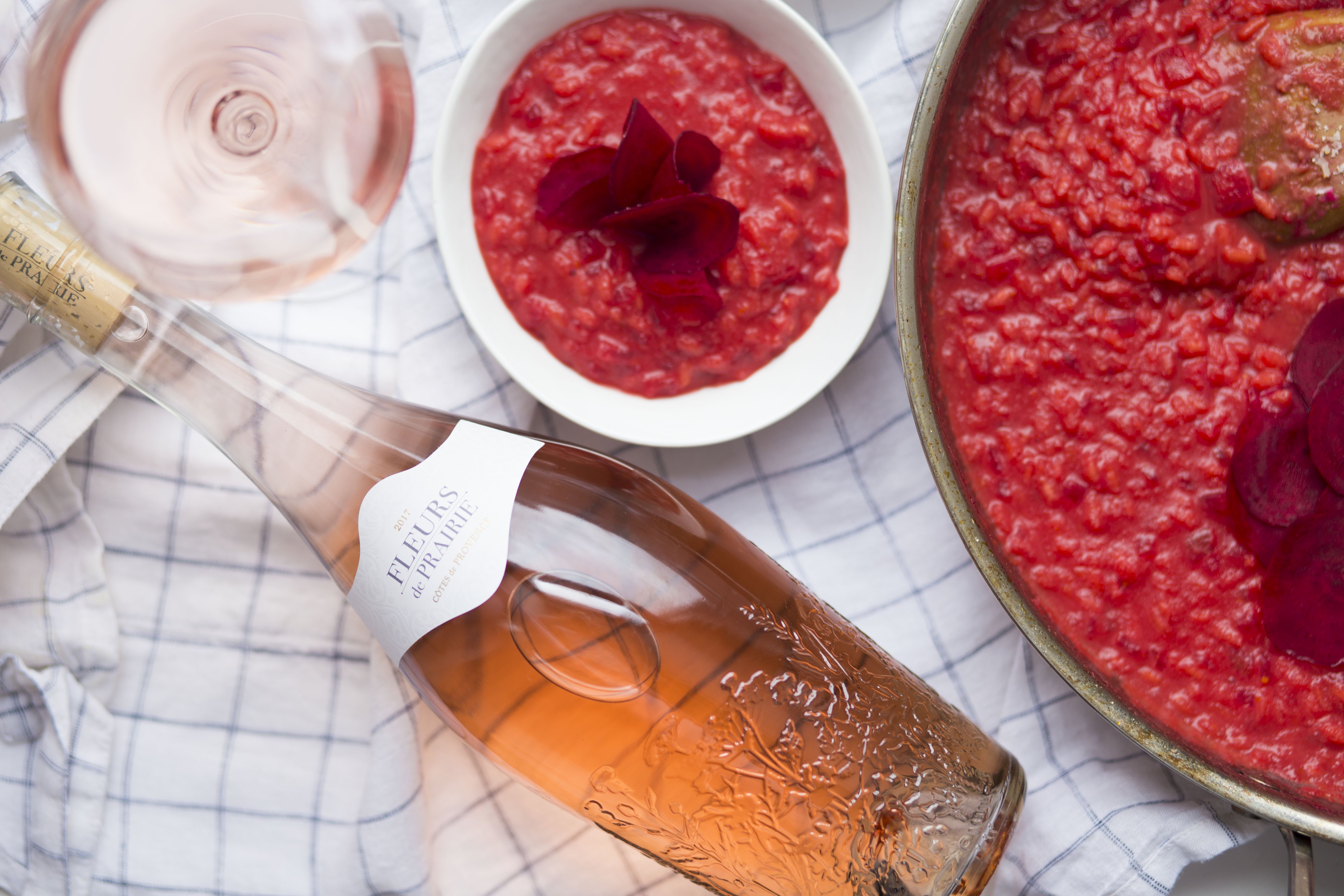 Rose and Beet Risoto